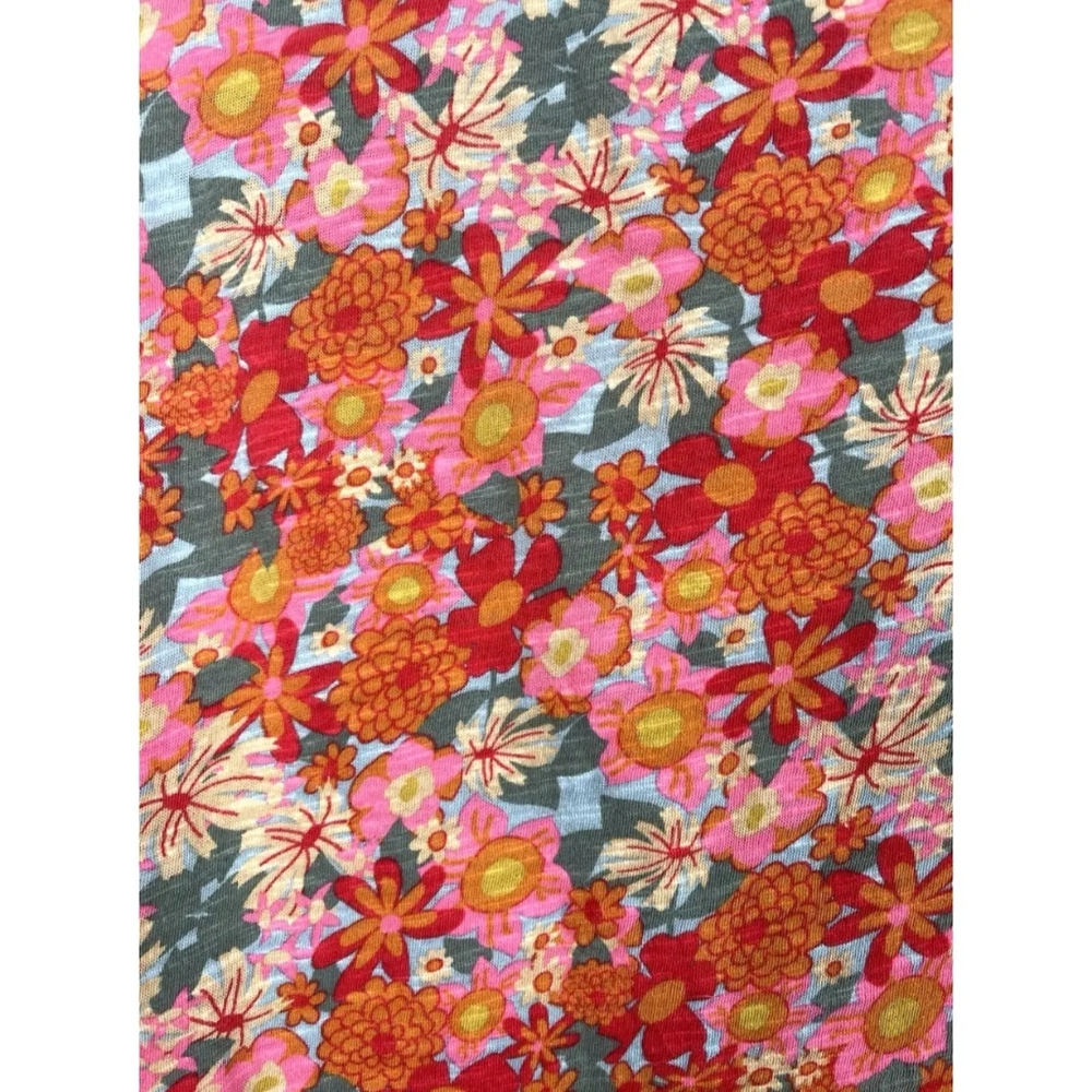 VintageNatural Life Women Jumpsuit One-Piece Floral Bohemian Relaxed Fit L - Picture 6 of 7